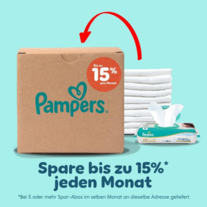 Baby Pants Gr. 4 (9-15 kg) Monatsbox, 168 St