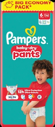 Baby Pants Gr. 6 XL (13-19 kg) Big Pack, 50 St