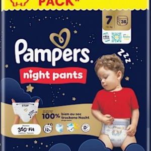 Baby Pants Night Gr. 7 (15+ kg) Big Pack, 38 St