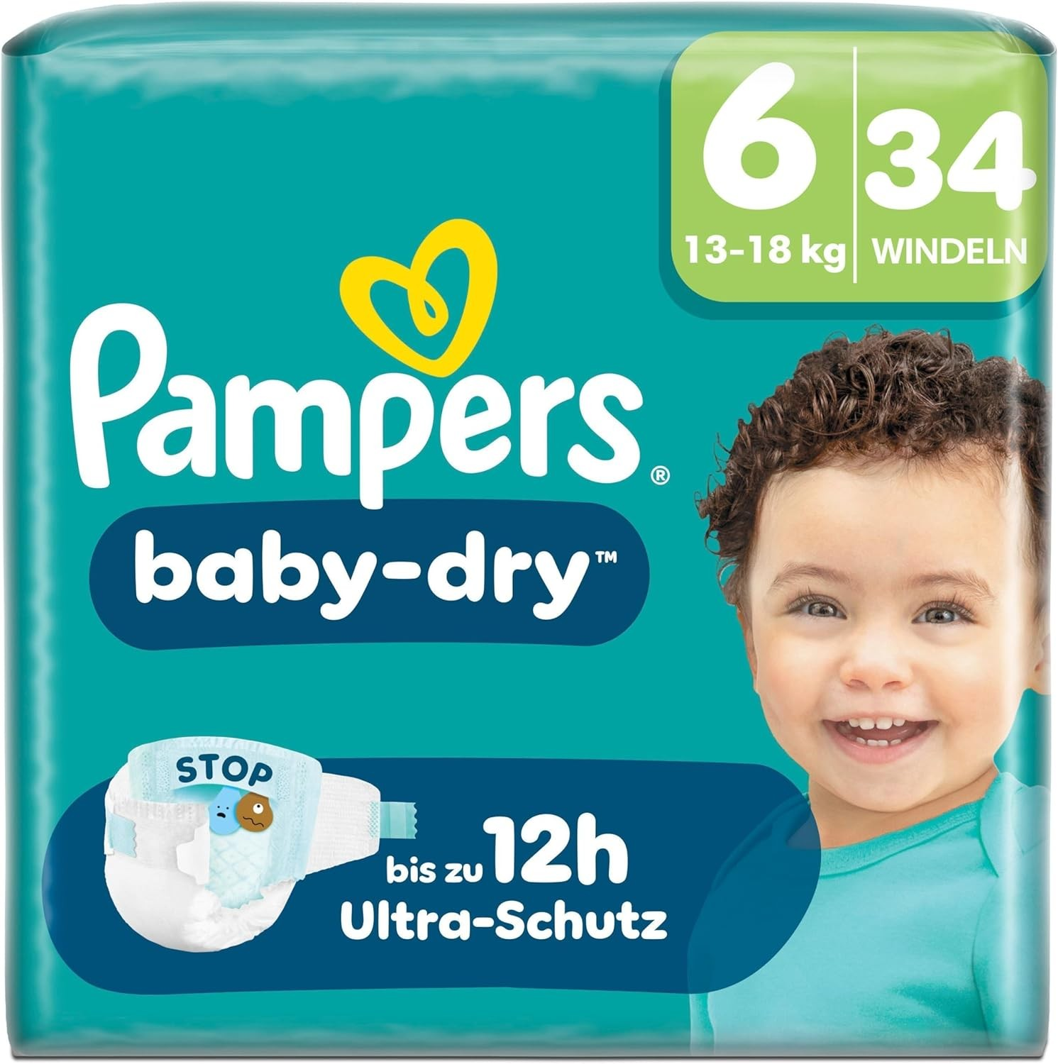Windeln Gr. 6 XL (13-18 kg), 34 St