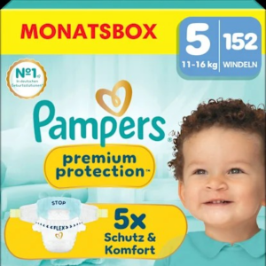 Windeln Gr. 5 Junior (11-16 kg) Monatsbox, 152 St