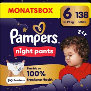 Baby Pants Night Gr. 6 (13+ kg) Monatsbox, 138 St