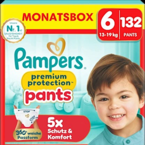 Baby Pants Gr. 6 Extra Large (13-19 kg) Monatsbox, 132 St