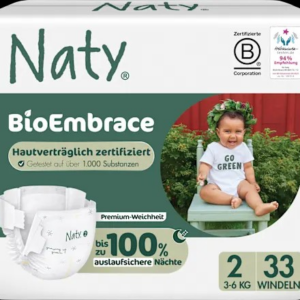 Windeln BioEmbrace Gr. 2 (3-6 kg), 33 St