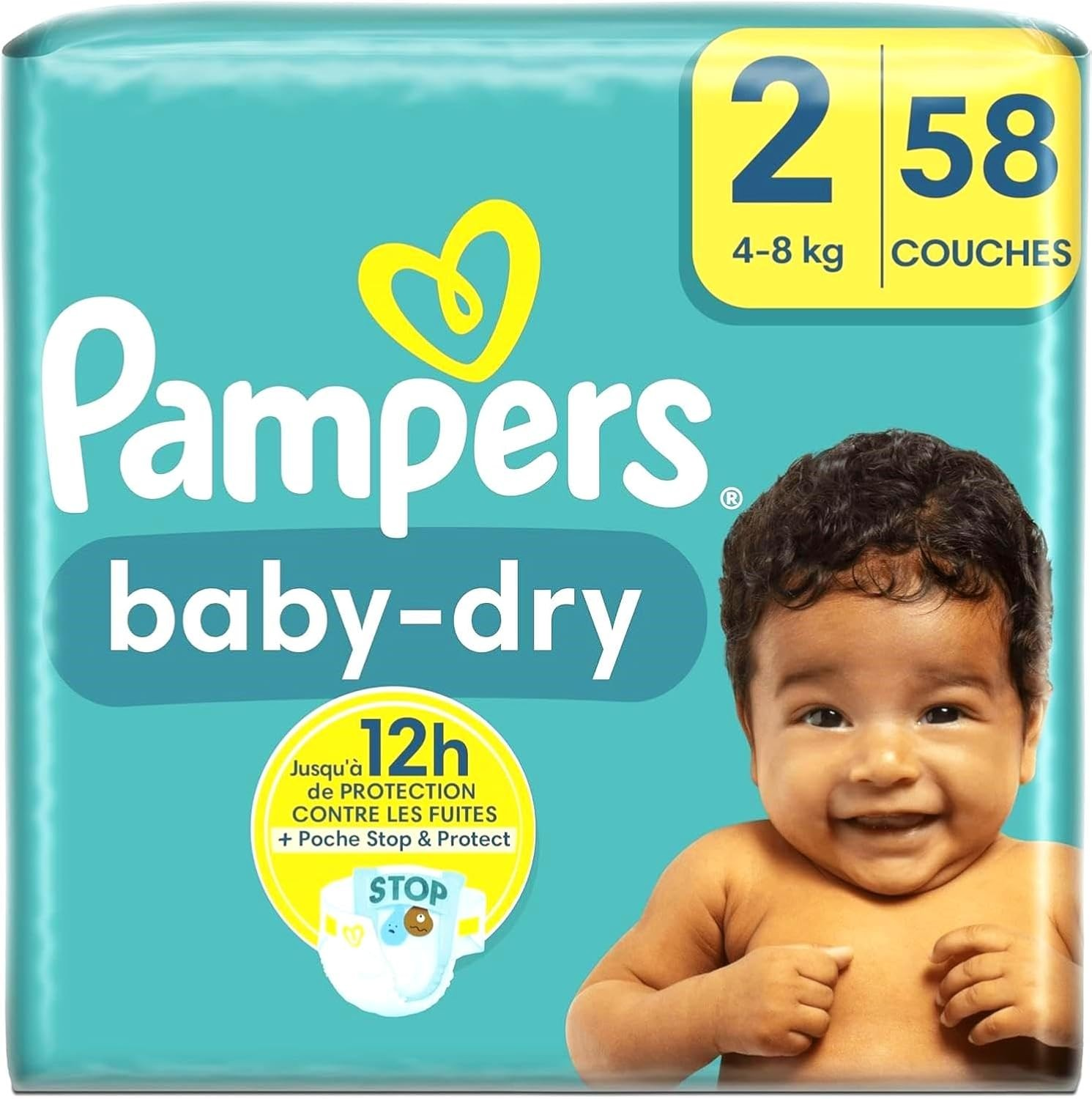 Windeln Gr. 2 (4-8 kg)  58 St