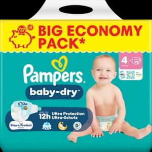 Windeln Gr. 4 (9-14 kg) Big Pack, 72 St
