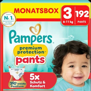 Baby Pants Gr. 3 (6-11 kg) Monatsbox, 192 St