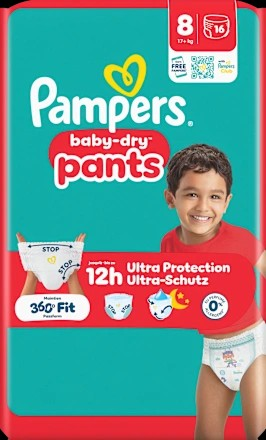 Baby Pants Gr. 8 XL (17+ kg), 16 St