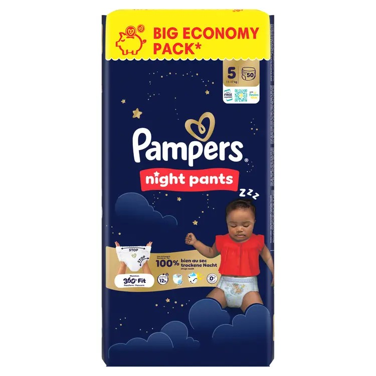 Baby Pants Night Gr. 5 (11-17 kg) , 50 St