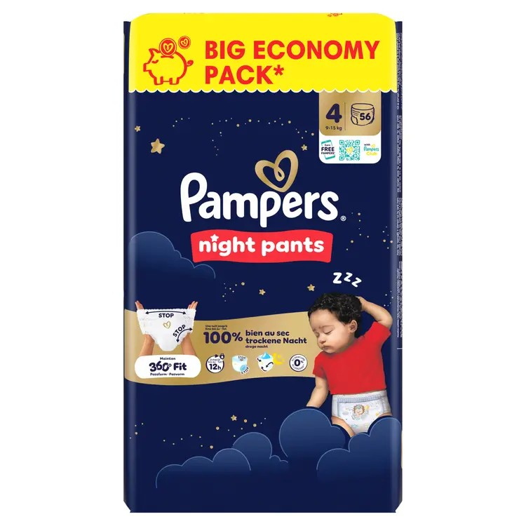 Baby Pants Night Gr. 4 (9-15 kg) , 56 St