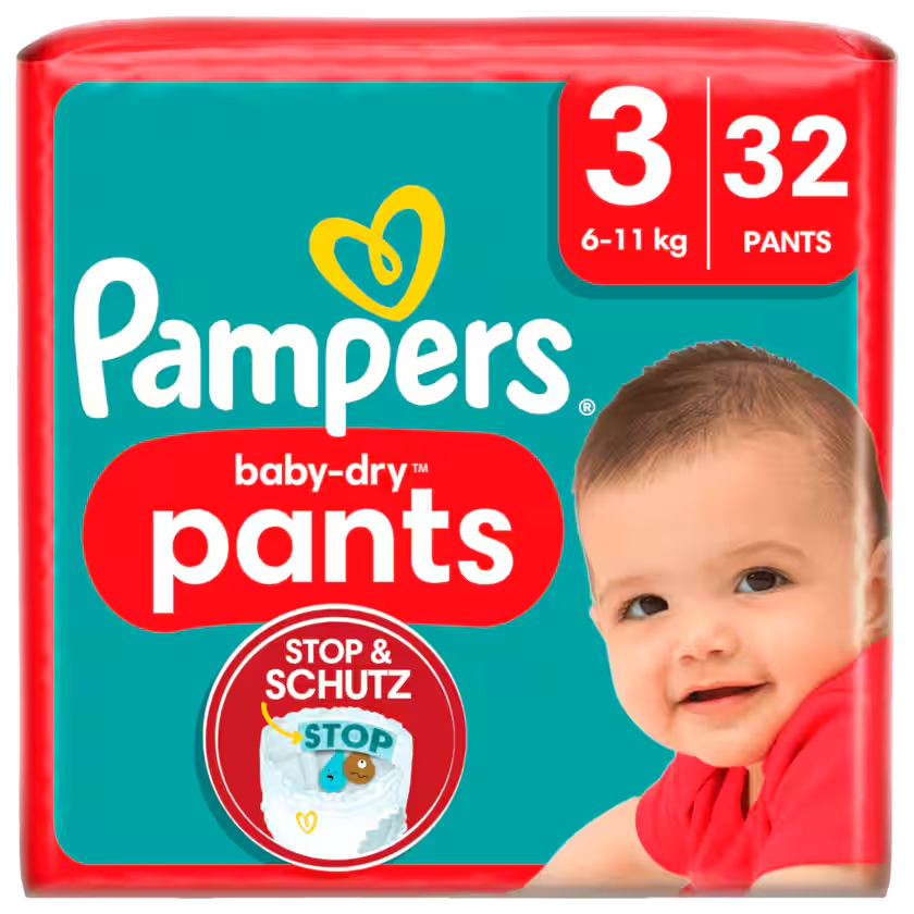 Baby Pants Gr. 3 Midi (6-11 kg), 32 St