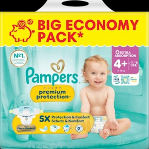 Windeln Gr. 4+ (10-15 kg) Big Pack, 54 St