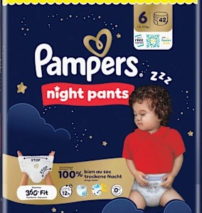 Baby Pants night Gr. 6 (13-19 kg) Big Pack, 42 St