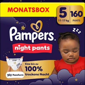 Baby Pants Night Gr. 5 (12-17 kg) Monatsbox, 160 St