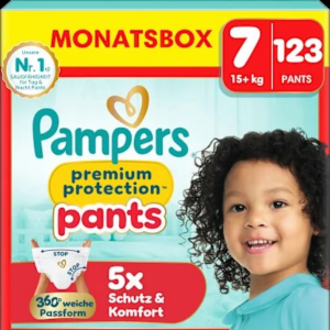 Baby Pants Gr. 7 Extra Large (15+ kg) Monatsbox, 123 St