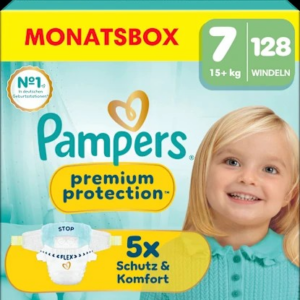 Windeln Gr. 7 Extra Large (15+ kg) Monatsbox, 128 St
