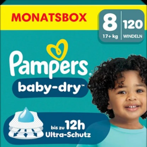 Windeln Gr. 8 Extra Large (17+ kg) Monatsbox, 120 St