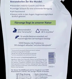 Baby Waschschaum sensitiv, Nachfüllpack, 250 ml