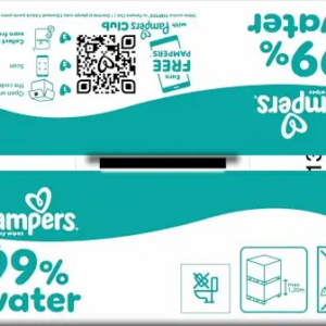 Feuchttücher 99 % water (18×60 St), 1.080 St