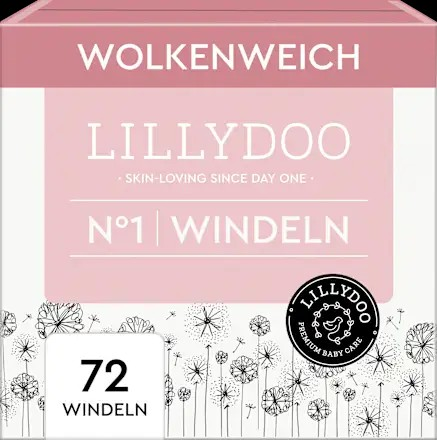 Windeln Gr. 1 (2+ kg) Halbmonatsbox, 72 St