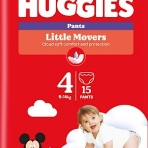Baby Pants Little Movers Gr. 4 (9-14 kg), 15 St