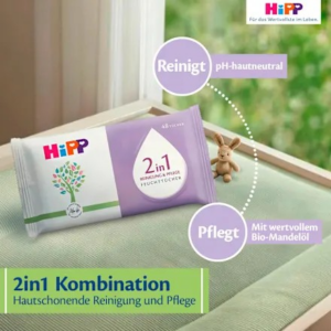 2in1 Reinigung & Pflege Feuchttücher