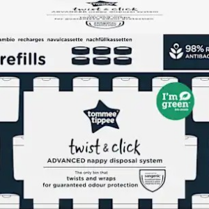 Nachfüllkassetten für Windeleimer Twist & Click und Sangenic Tec, 6 St