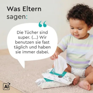 Feuchttücher Gesicht & Hände, Reisegröße, 20 St