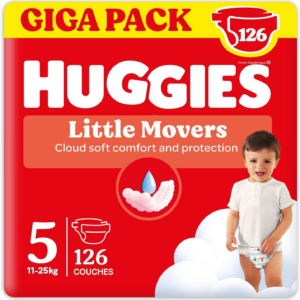 Windeln Little Movers Gr. 5 (11-25 kg), 126 St