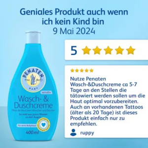 Baby Wasch- & Duschcreme, 400 ml