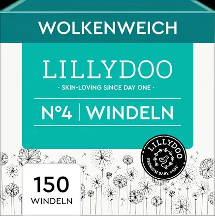 Windeln Gr. 4 (9+ kg) Monatsbox, 150 St