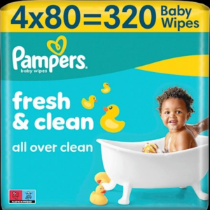 Feuchttücher Fresh & Clean (4x80 St), 320 St