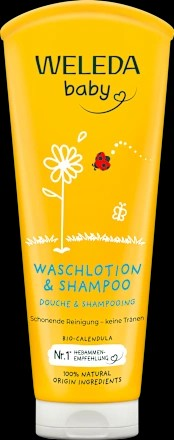Baby Waschlotion & Shampoo Calendula, 200 ml