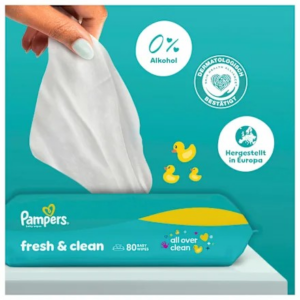 Feuchttücher Fresh & Clean (4×80 St), 320 St