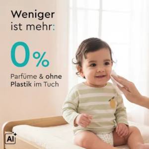 Feuchttücher mit 99 % Wasser, 60 St