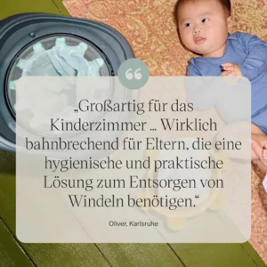 Windeleimer Twist & Click Sangenic, inklusive 6x Nachfüllpacks, weiß, 1 St