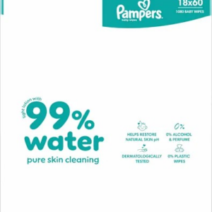 Feuchttücher 99 % water (18×60 St), 1.080 St