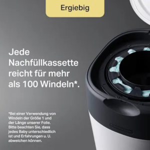 Windeleimer Twist & Click Sangenic, weiß, 1 St