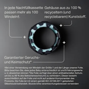Nachfüllkassetten für Windeleimer Twist & Click und Sangenic Tec, 12 St