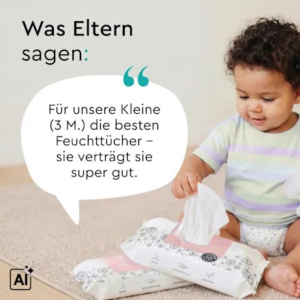 Feuchttücher mit Präbiotika, 60 St